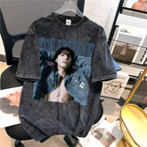 Trendy Kpop Pattern Printed Loose T-shirt