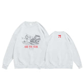 Jimin & Junk Kook Are You Sure Print Crew Neck Sweatshirt