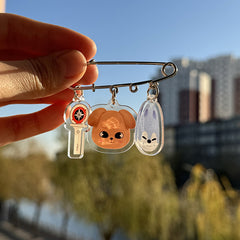 SKZ Cartoon Acrylic Pin Pendants