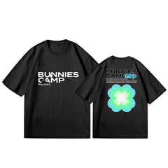 NJZ Bunnies Camp Print T-shirt Top