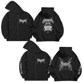 Casual Kpop Zip Up Hooded Cardigan Jacket