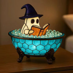 Cute Ghost Reading Book Lamp