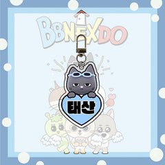 KPOP Transparent Cartoon Acrylic Keychain