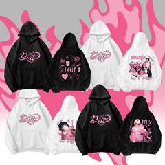 SKZ Do It Logo Printed Fleece Hoodie