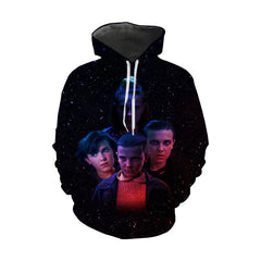 ST 3D Printed Drawstring Hoodie