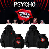 Unisex BM PSYCHO Zipper Hoodie Jacket