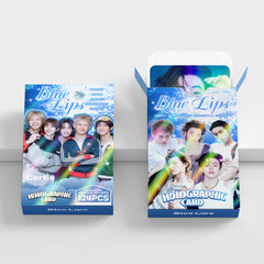 124PCS CORTIS "Blue Lips" Holographic Photocard Sticker