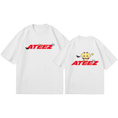 KPOP Character Double Sided Print T-Shirt