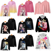 Women's Anime Cosplay Digital Print Hoodie