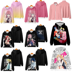 Women's Anime Cosplay Digital Print Hoodie