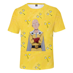 Casual Anime Short-sleeved 3D Printed T-shirt