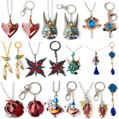 Hot Game Fancy Necklace Keychain Accessories