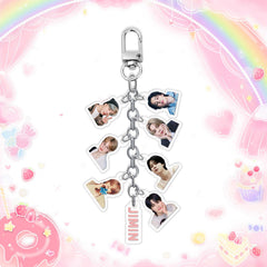JK V JIN JIMIN Acrylic Pendant Bag Keychain