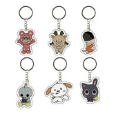 KPOP Acrylic Keychain Pendant 6pcs
