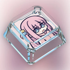 Cute Anime Keyboard Transparent Keycaps