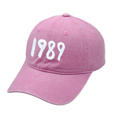 Washed Taylor 1989 Embroidery Baseball Cap