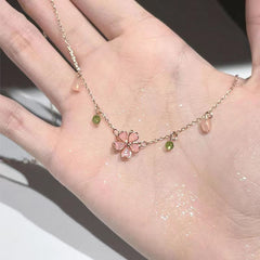 Cherry Blossom Pendant Necklace