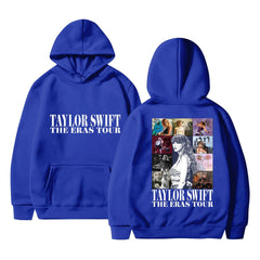 Women's Taylor Print Loose Pullover Hoodie