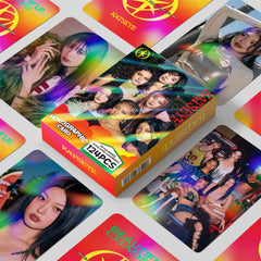 124 KPOP Laser Cards Sticker Collection