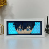 Anime Paper Carving Photo Frame Lamp