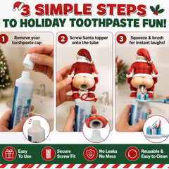 Santa Butt Toothpaste Dispenser