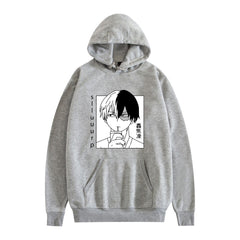 Men's and Women's Anime Graphic Print Hoodie Top