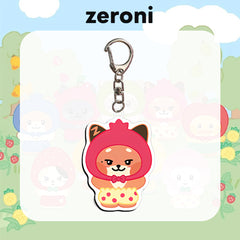 KPOP Cartoon Fruit Zeroni Keychain Bag Pendant