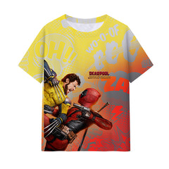Unisex Deadpool Digital Printed Cosplay T-Shirt