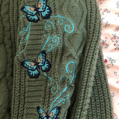 Taylor Inspired Women's Embroidered Sweater