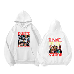 BEAUTIFUL CHAOS Printed Thin Double-sided Hoodie