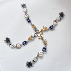 TXT Acrylic Cartoon String Pendant Keychain