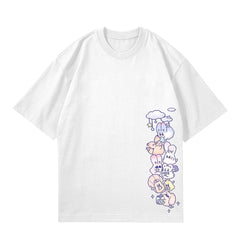 Cartoon KPOP Short-sleeved Summer T-shirt
