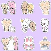 118 Kpop Animals Stickers