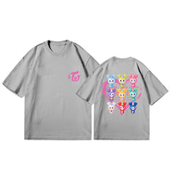 Twice Doll Logo Print Short-sleeved T-shirt