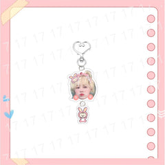 Cartoon SEVENTEEN Big Head Acrylic Keychain