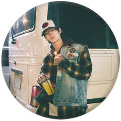 TWS "TRY WITH US" Badge Mirror Keychain