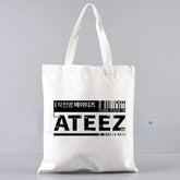 Say My Name Printed Canvas Tote Bag