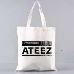 Say My Name Printed Canvas Tote Bag