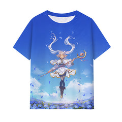Cute Anime Digital Printed Short Sleeve T-Shirt