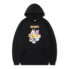Unisex Cartoon Kpop Printed Leisure Sports Hoodie