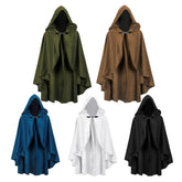 Retro Medieval Hooded Cape Costume