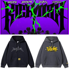 æ Album RichMan Printed Zipper Hoodie