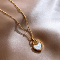 Vintage Heart Pendant Necklace