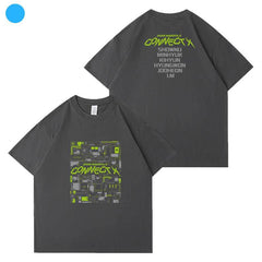 ConnectX LOGO Print Short-sleeved T-shirt