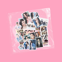 106pcs ITZY GOLD Sticker Pack