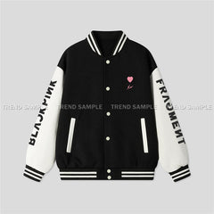 Trendy BP Logo Baseball Jacket Top