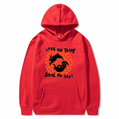 Casual Letter Graphic Loose Hoodie