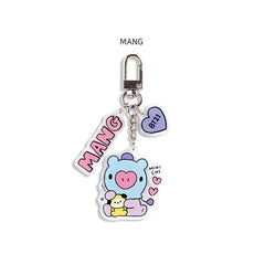 KPOP Acrylic Double-sided Transparent Keychain