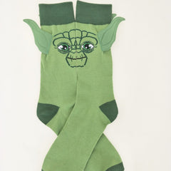 Men's Yoda Ears Calf Socks