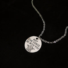 May The Force Be with You Yoda Necklace